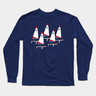 Topper Sailboats Racing Long Sleeve T-Shirt